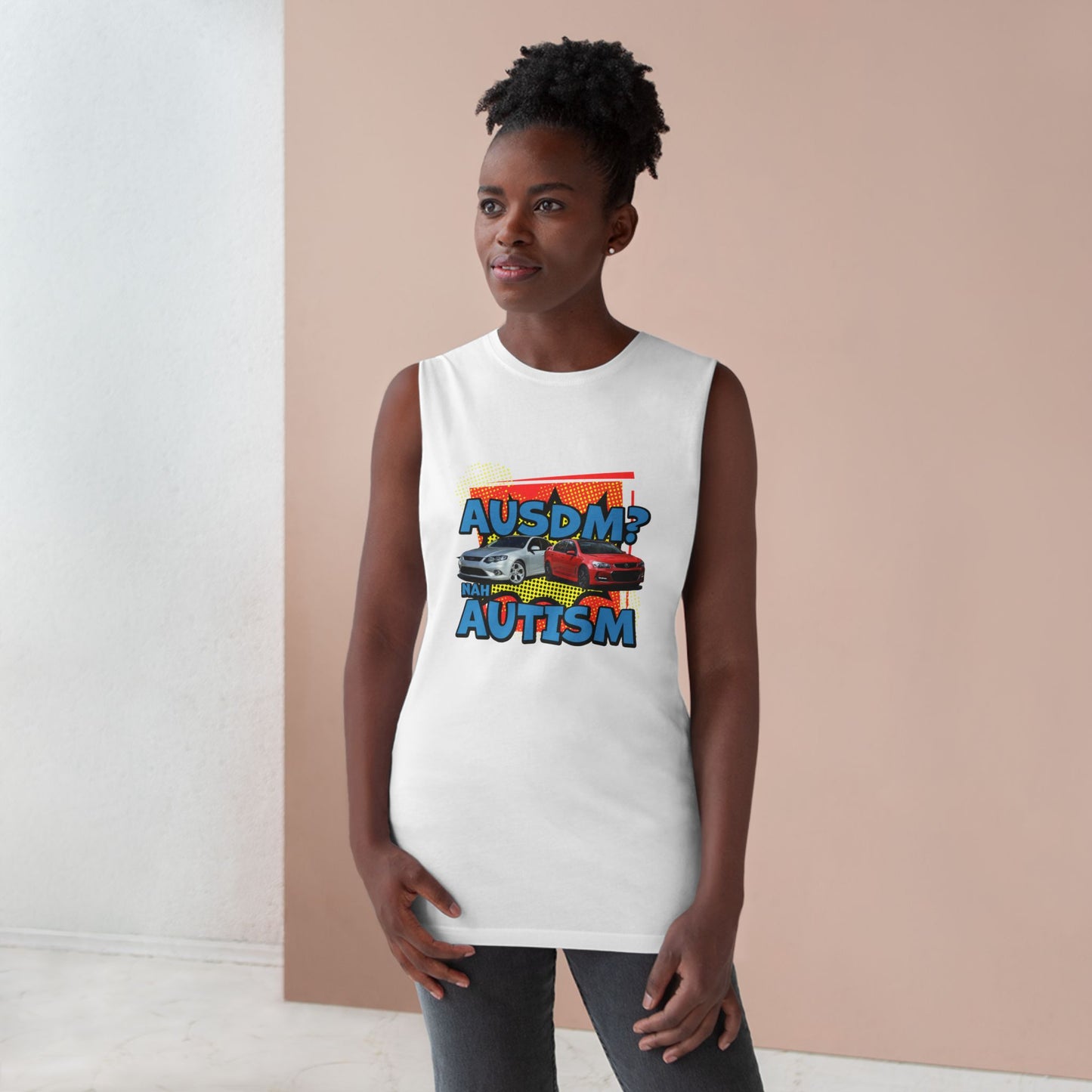 Autism Awareness Car Graphic Tank Top