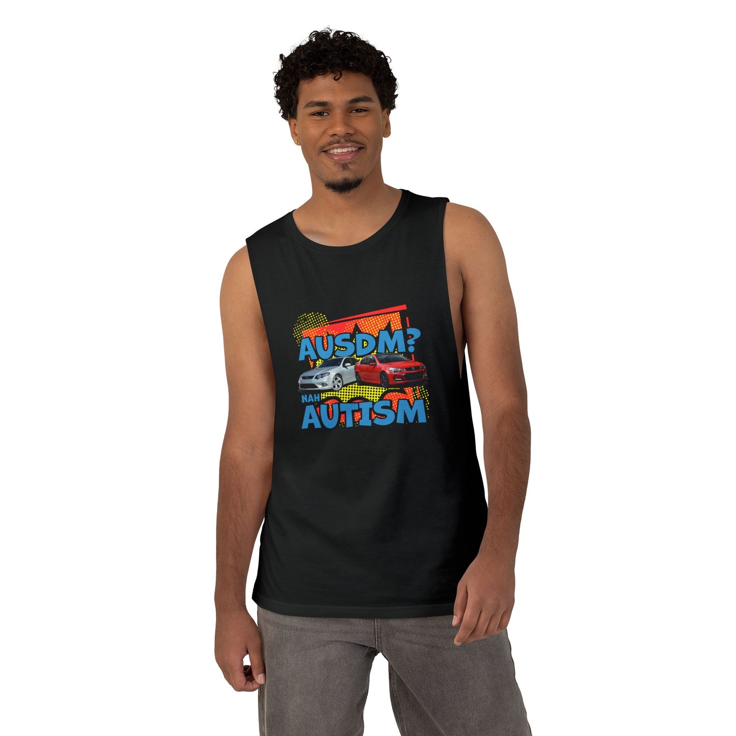 Autism Awareness Car Graphic Tank Top