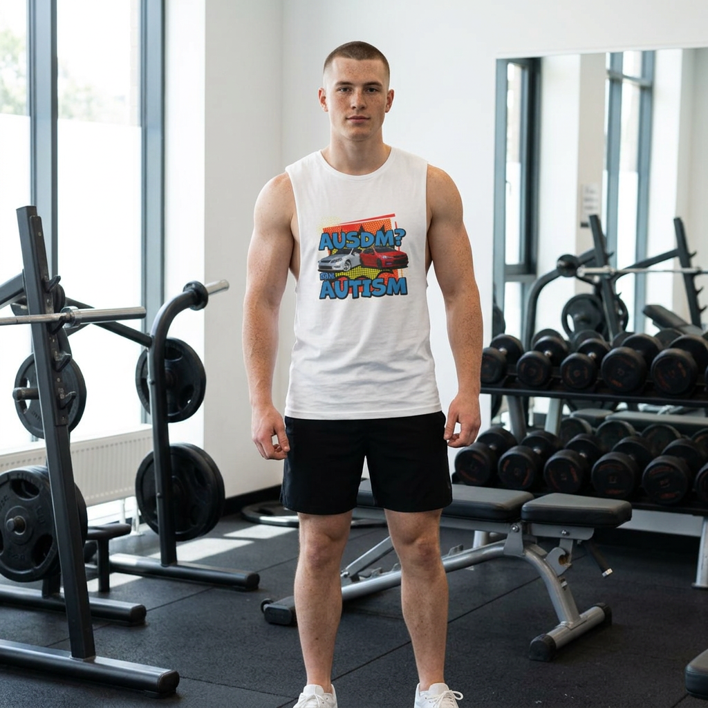 Autism Awareness Car Graphic Tank Top
