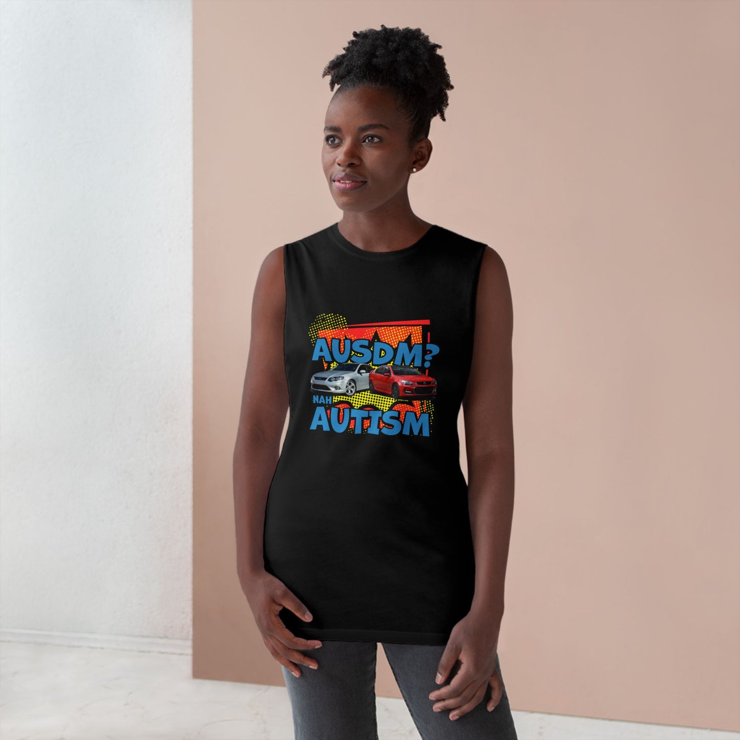 Autism Awareness Car Graphic Tank Top